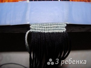 фенечка прямым плетением