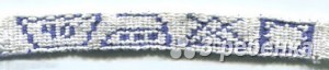 Схема фенечки прямым плетением 7195