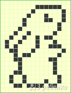 Схема фенечки прямым плетением 7226