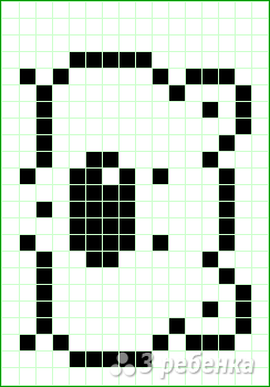 Схема фенечки прямым плетением 10151
