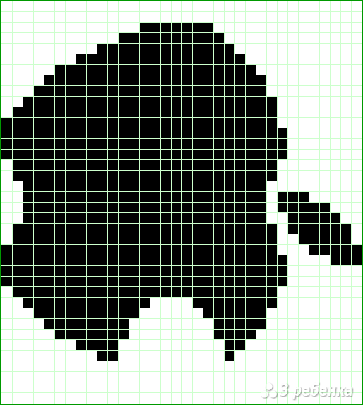 Схема фенечки прямым плетением 12871