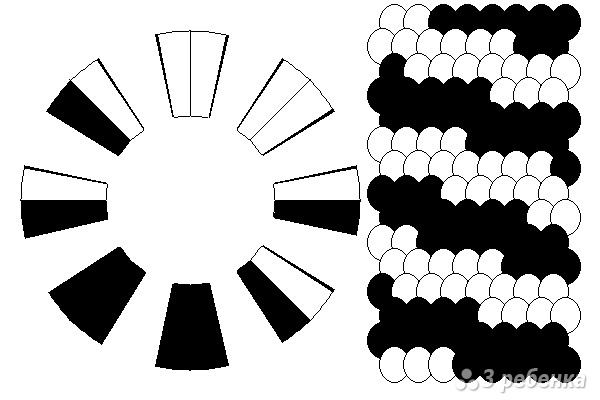 Схема фенечки кумихимо 15196