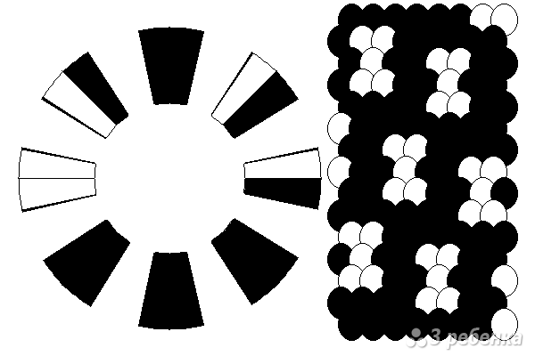 Схема фенечки кумихимо 15230