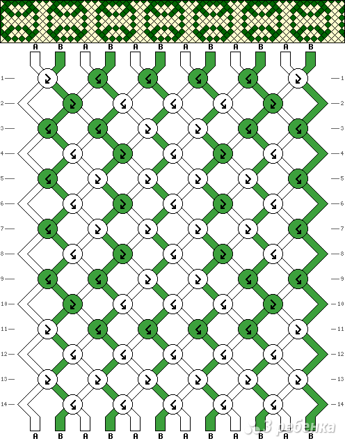 Схема фенечки 13508