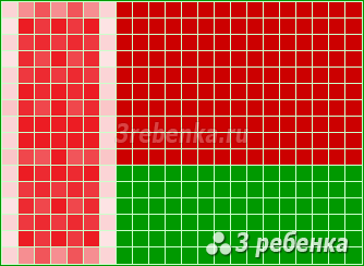 Схема фенечки прямым плетением Беларусь
