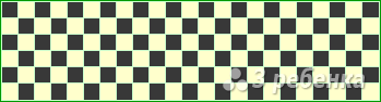 Схема фенечки прямым плетением 15011