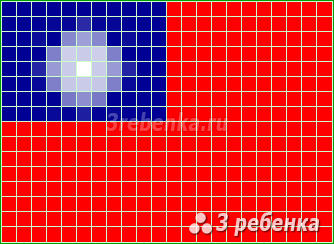 Схема фенечки прямым плетением Тайвань