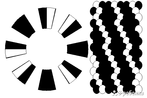 Схема фенечки кумихимо 18592
