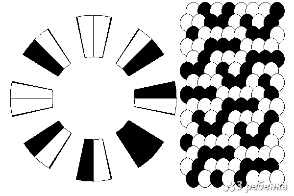 Схема фенечки кумихимо 19341