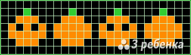 Схема фенечки прямым плетением 20080