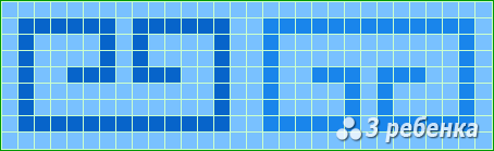 Схема фенечки прямым плетением 22728