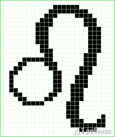Схема фенечки прямым плетением 22663