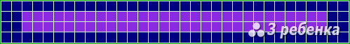 Схема фенечки прямым плетением 24936