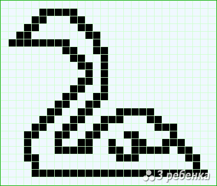 Схема фенечки прямым плетением 25742