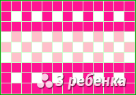 Схема фенечки прямым плетением 25697