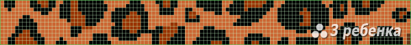 Схема фенечки прямым плетением 27255